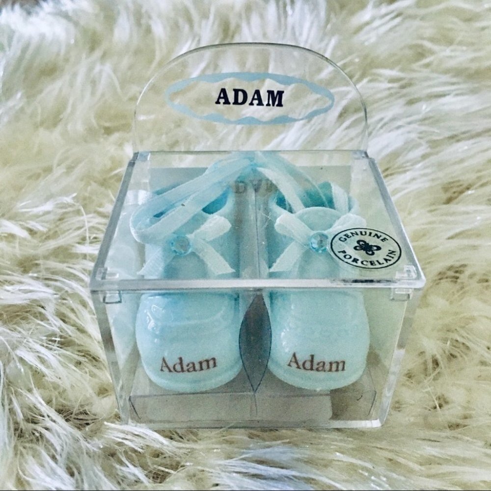 RUSS BERRIE | Personalized Baby Keepsake : “ADAM”